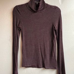 American Eagle soft & sexy ribbed knit fitted long sleeve top size extra small